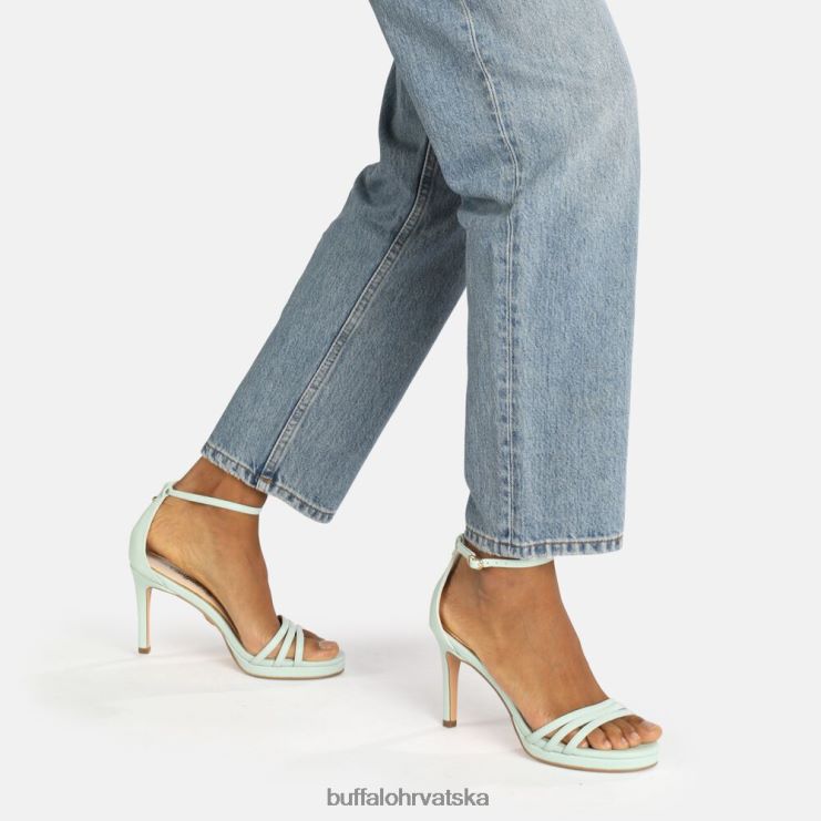 menta zelena Buffalo melissa veganska sandala s visokom petom |sandale TDD6T857